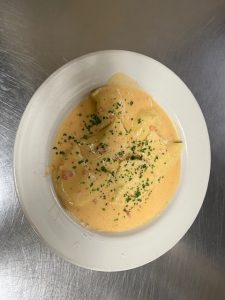 Crabmeat Ravioli W/t Champagne Sauce